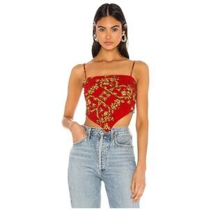 Superdown Bethani Bandana Top Size Small